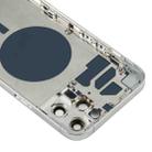 Back Housing Cover with SIM Card Tray & Side keys & Camera Lens for iPhone 12 Pro Max(White) - 4