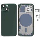 Back Housing Cover with SIM Card Tray & Side  Keys & Camera Lens for iPhone 13 Mini(Green) - 1