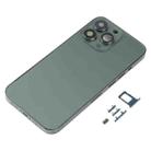 Back Housing Cover with SIM Card Tray & Side  Keys & Camera Lens for iPhone 13 Pro(Green) - 2