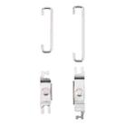 10 Sets Power/Volume Internal Badge Holder and U Spring Hooks for iPhone X-13 Pro Max - 2