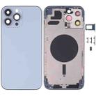 Back Housing Cover with SIM Card Tray & Side  Keys & Camera Lens for iPhone 13 Pro Max(Blue) - 1