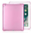Highly Transparent TPU Full Thicken Corners Shockproof Protective Case for iPad 4 / 3 / 2 (Red) - 1