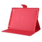 GOOSPERY FANCY DIARY for iPad 4 / 3 / 2 Cross Texture Leather Case with Holder & Card slots & Wallet (Pink) - 5