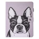 For iPad 4 / 3 / 2 Painting Bulldog Pattern Horizontal Flip Leather Case with Holder & Wallet & Card Slots & Pen Slot - 2