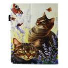 For iPad 4 / 3 / 2 Cats and Butterflies Pattern Horizontal Flip Leather Case with Holder & Wallet & Card Slots & Sleep / Wake-up Function & Pen Slot - 3