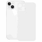 Easy Replacement Big Camera Hole Glass Back Battery Cover for iPhone 14(Silver) - 1