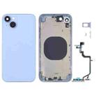 Back Housing Cover with Appearance Imitation of iP14 for iPhone XR(Blue) - 1