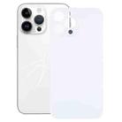 Easy Replacement Big Camera Hole Glass Back Battery Cover for iPhone 14 Pro Max(White) - 1