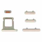 SIM Card Tray + Side Keys for iPhone 14 Pro(Gold) - 1