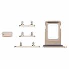 SIM Card Tray + SIM Card Tray + Side Keys for iPhone 14 Pro (Gold) - 1