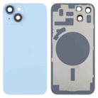 For iPhone 14 Back Housing Cover with Camera Lens(Blue) - 1