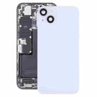 Glass Battery Back Cover with Holder for iPhone 14 Plus(Purple) - 1