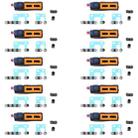 10sets Speaker Ringer Buzzer Dustproof Mesh For iPhone 14 (Gold) - 1