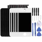 5 PCS Black + 5 PCS White Digitizer Assembly (LCD + Frame + Touch Pad) for iPhone 4S - 1