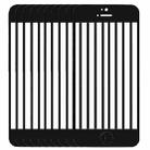 10 PCS for iPhone 5C Front Screen Outer Glass Lens(Black) - 1