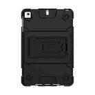 Full Coverage Silicone Shockproof Case for iPad Mini (2019) & 4 & 3 & 2 &1 , with Holder(Black) - 2