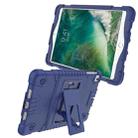Full Coverage Silicone Shockproof Case for iPad Mini (2019)  & 4 & 3 & 2 &1 , with Holder(Blue) - 5