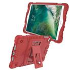 Full Coverage Silicone Shockproof Case for iPad Mini (2019)  & 4 & 3 & 2 &1 , with Holder(Red) - 5