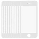 10 PCS for iPhone 5 & 5S Front Screen Outer Glass Lens(White) - 1