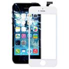 Touch Panel with Front LCD Screen Bezel Frame & OCA Optically Clear Adhesive for iPhone 5(White) - 1