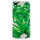 Green Leaf Pattern Soft TPU Case for iPhone 8 Plus & 7 Plus - 1