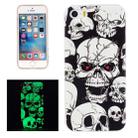 For iPhone 5 & 5s & SE Noctilucent Red Eye Ghost Pattern IMD Workmanship Soft TPU Back Cover Case - 1