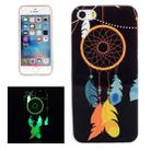 For iPhone 5 & 5s & SE Noctilucent Wind Chimes Pattern IMD Workmanship Soft TPU Back Cover Case - 1