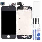 TFT LCD Screen for iPhone 5 Digitizer Full Assembly with Front Camera (Black) - 1
