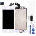 TFT LCD Screen for iPhone 5 Digitizer Full Assembly with Front Camera (White) - 1