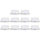 10 PCS Charging Port Connector for iPhone 5 / 5S(White) - 1