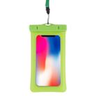 PVC Transparent Airbag Universal Waterproof Bag with Lanyard for Smart Phones below 5.5 inch (Green) - 2