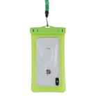 PVC Transparent Airbag Universal Waterproof Bag with Lanyard for Smart Phones below 5.5 inch (Green) - 3