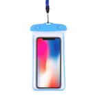 PVC Transparent Universal Luminous Waterproof Bag with Lanyard for Smart Phones below 6.0 inch (Blue) - 2