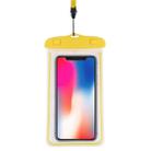 PVC Transparent Universal Luminous Waterproof Bag with Lanyard for Smart Phones below 6.0 inch (Yellow) - 2