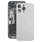 For iPhone 15 Pro Glass Battery Back Cover(Titanium) - 1