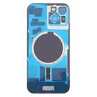 For iPhone 15 Battery Back Cover with Camera Lens Cover + MagSafe Magnet(Green) - 3