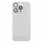 For iPhone 15 Pro Battery Back Cover with Camera Lens Cover + MagSafe Magnet(Titanium) - 2