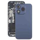For iPhone 15 Pro Max Battery Back Cover with Camera Lens Cover + MagSafe Magnet(Blue) - 1