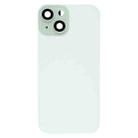 For iPhone 15 Plus Glass Battery Back Cover with Flash Bracket + Wireless Charging Module(Green) - 2