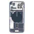 For iPhone 15 Plus Glass Battery Back Cover with Flash Bracket + Wireless Charging Module(Yellow) - 3