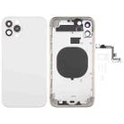 Back Cover with Appearance Imitation of iP15 Pro for iPhone 11(White) - 1