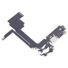 For iPhone 15 Pro Max Charging Port Flex Cable (White) - 2