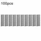For iPhone 15 Pro 100pcs/set LCD Side Black Adhesive Sticker(03) - 1