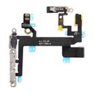 Power Button & Flashlight & Volume Button & Mute Switch Flex Cable with Brackets for iPhone 5s  - 1