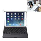 F611 Detachable Colorful Backlight Aluminum Backplane Wireless Bluetooth Keyboard Tablet Case for iPad Air 2 / 9.7 (2018) / 9.7 inch (2017) / Air / Pro 9.7 inch(Black) - 1