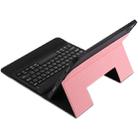K01 Ultra-thin One-piece Bluetooth Keyboard Tablet Case for iPad Pro 11 inch （2018）, with Bracket Function(Pink) - 1