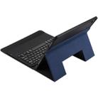 K09 Ultra-thin One-piece Bluetooth Keyboard Tablet Case for iPad Pro 12.9 inch （2018）, with Bracket Function (Blue) - 1