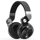 Bluedio T2+ Turbine Wireless Bluetooth 4.1 Stereo Headphones Headset with Mic & Micro SD Card Slot & FM Radio, For iPhone, Samsung, Huawei, Xiaomi, HTC and Other Smartphones, All Audio Devices(Black) - 1