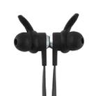 BT-KDK61 CVC6.0 Noise Reduction Stereo Magnetic Wireless Sports Bluetooth Earphone, Support Wire-control(Black) - 1