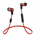 BTH-I8 Stereo Sound Quality Magnetic Absorption V4.2 + EDR Bluetooth Sports Headset, Bluetooth Distance: 8-15m, For iPad, iPhone, Galaxy, Huawei, Xiaomi, LG, HTC and Other Smart Phones(Red) - 1